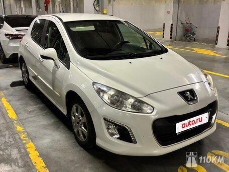 Peugeot, 308, 1600, 120, бензин, хэтчбек, механика, передний привод, среднее состояние, левый, белый, 449 000 ₽