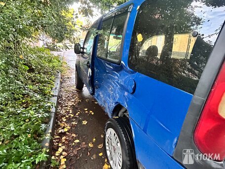 Fiat, Doblo, 1400, 120, бензин, минивэн, механика, передний привод, среднее состояние, левый, синий, 255 000 ₽