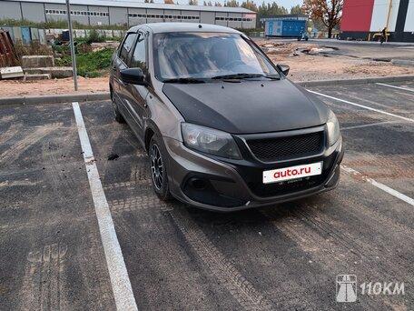 ВАЗ (Lada), Granta, 1600, 82, бензин, седан, механика, передний привод, среднее состояние, левый, коричневый, 285 000 ₽