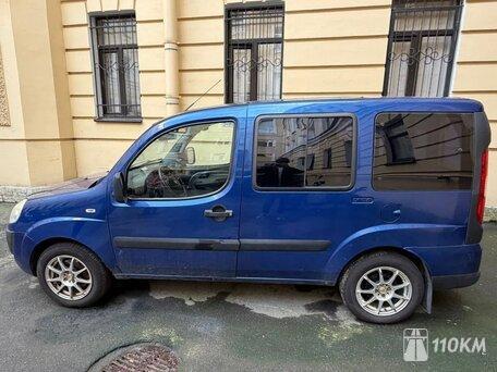 Fiat, Doblo, 1400, 120, бензин, минивэн, механика, передний привод, среднее состояние, левый, синий, 470 000 ₽